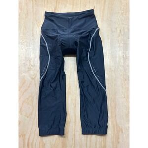 Baleaf Womens Padded Cycling Capri Pants Black 3D Gel Chamois Bike Leggings M